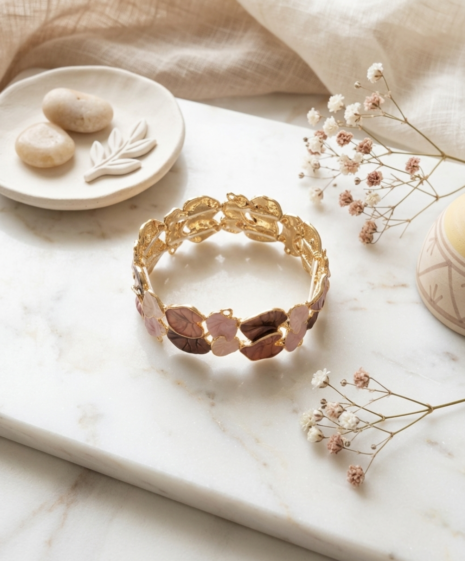 Bracelet Femme Athéna, Maille Extensible, Acier Inoxydable 316L